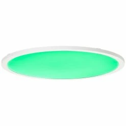 Brilliant Leuchten Brilliant Abie LED Panel Weiß, 1-flammig, Fernbedienung, Farbwechsler -Bürolampen Verkäufe brilliant abie led panel g97061 05 14