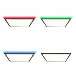 Brilliant Leuchten Brilliant Allie Deckenpanel LED Schwarz, 1-flammig, Fernbedienung 13 Brilliant Leuchten Brilliant Allie Deckenpanel LED Schwarz, 1-flammig, Fernbedienung -Bürolampen Verkäufe brilliant allie deckenpanel g96947 76 6