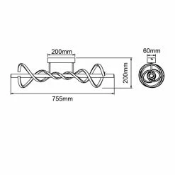 Brilliant Leuchten Brilliant Amalie Deckenleuchte LED Schwarz, 1-flammig -Bürolampen Verkäufe brilliant amalie deckenleuchte g99816 06 6