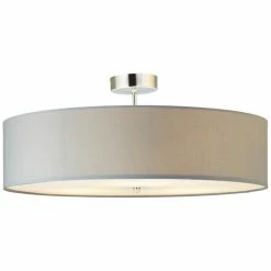 Brilliant Leuchten Brilliant Andria Deckenleuchte Chrom, Grau, 3-flammig