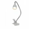 Brilliant Leuchten Brilliant Anthony Schreibtischklemmleuchte LED Titan, 1-flammig