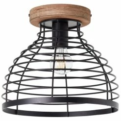 Brilliant Leuchten Brilliant Avia Deckenleuchte Schwarz, 1-flammig -Bürolampen Verkäufe brilliant avia deckenleuchte 99563 76 2