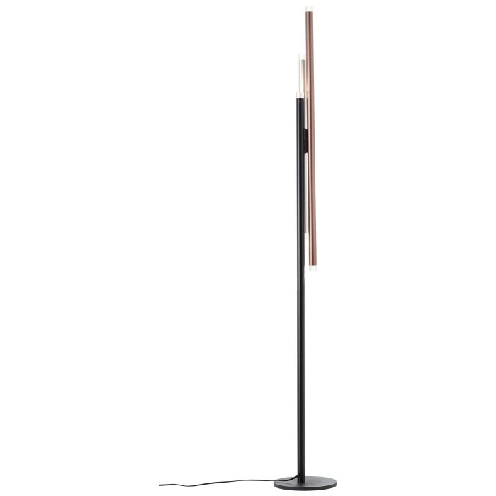 Brilliant Leuchten Brilliant Cembalo Stehlampe LED Schwarz, Silber, Braun, 3-flammig 3 Brilliant Leuchten Brilliant Cembalo Stehlampe LED Schwarz, Silber, Braun, 3-flammig – Bild 3