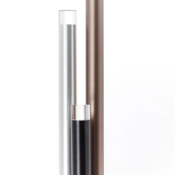 Brilliant Leuchten Brilliant Cembalo Stehlampe LED Schwarz, Silber, Braun, 3-flammig 6 Brilliant Leuchten Brilliant Cembalo Stehlampe LED Schwarz, Silber, Braun, 3-flammig – Bild 6