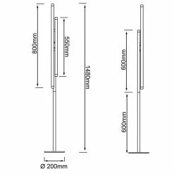 Brilliant Leuchten Brilliant Cembalo Stehlampe LED Schwarz, Silber, Braun, 3-flammig 13 Brilliant Leuchten Brilliant Cembalo Stehlampe LED Schwarz, Silber, Braun, 3-flammig -Bürolampen Verkäufe brilliant cembalo stehlampe g93155 21 6