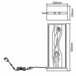 Brilliant Leuchten Brilliant Chaumont Tischleuchte LED Schwarz, Naturfarben, 1-flammig -Bürolampen Verkäufe brilliant chaumont tischleuchte g94541 76 6