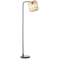 Brilliant Leuchten Brilliant Crosstown Stehleuchte Schwarz, 1-flammig