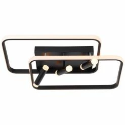 Brilliant Leuchten Brilliant Dalida Deckenleuchte LED Schwarz, 1-flammig, Fernbedienung -Bürolampen Verkäufe brilliant dalida deckenleuchte g99581 06 4