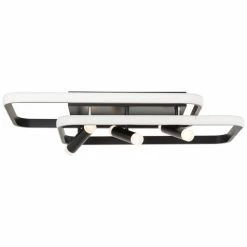 Brilliant Leuchten Brilliant Dalida Deckenleuchte LED Schwarz, 1-flammig, Fernbedienung -Bürolampen Verkäufe brilliant dalida deckenleuchte g99581 06 8