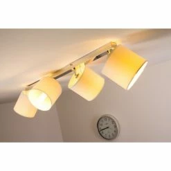 Brilliant Leuchten Brilliant Deckenleuchte Sandra Chrom, 4-flammig -Bürolampen Verkäufe brilliant deckenleuchte sandra g85031 05 13