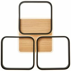 Brilliant Leuchten Brilliant Dennet Deckenleuchte LED Schwarz, Braun, 1-flammig -Bürolampen Verkäufe brilliant dennet deckenleuchte g99751 76 6