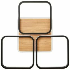 Brilliant Leuchten Brilliant Dennet Deckenleuchte LED Schwarz, Braun, 1-flammig -Bürolampen Verkäufe brilliant dennet deckenleuchte g99751 76 7