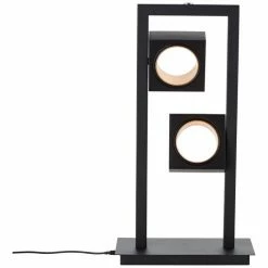 Brilliant Leuchten Brilliant Dillard Tischleuchte LED Schwarz, Gold, 2-flammig -Bürolampen Verkäufe brilliant dillard tischleuchte g93156 86 2