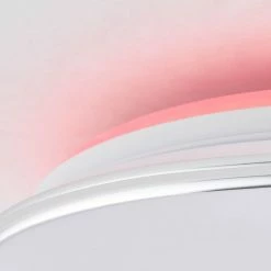 Brilliant Leuchten Brilliant Edna Deckenleuchte LED Chrom, 1-flammig, Fernbedienung, Farbwechsler -Bürolampen Verkäufe brilliant edna deckenleuchte g97045 15 3