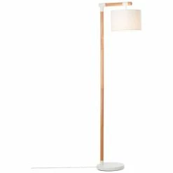 Brilliant Leuchten Brilliant Eloi Stehleuchte Holz hell, 1-flammig -Bürolampen Verkäufe brilliant eloi stehleuchte 92820 09 3