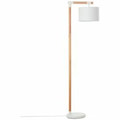 Brilliant Leuchten Brilliant Eloi Stehleuchte Holz hell, 1-flammig -Bürolampen Verkäufe brilliant eloi stehleuchte 92820 09 4