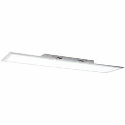 Brilliant Leuchten Brilliant Flat Deckenpanel LED Silber, 1-flammig, Fernbedienung 25 Brilliant Leuchten Brilliant Flat Deckenpanel LED Silber, 1-flammig, Fernbedienung -Bürolampen Verkäufe brilliant flat deckenpanel g99511 58 9