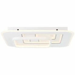 Brilliant Leuchten Brilliant Furtado Deckenleuchte LED Schwarz, Weiß, 1-flammig, Fernbedienung