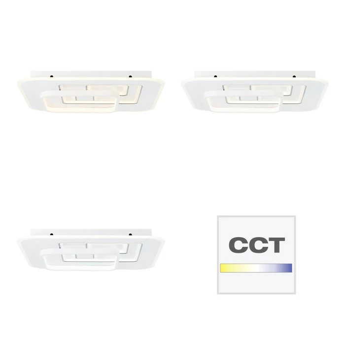 Brilliant Leuchten Brilliant Furtado Deckenleuchte LED Schwarz, Weiß, 1-flammig, Fernbedienung 4 Brilliant Leuchten Brilliant Furtado Deckenleuchte LED Schwarz, Weiß, 1-flammig, Fernbedienung – Bild 4