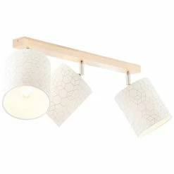Brilliant Leuchten Brilliant Galance Strahler Holz hell, 3-flammig -Bürolampen Verkäufe brilliant galance strahler 86730 75 3