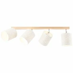 Brilliant Leuchten Brilliant Galance Strahler Holz hell, 4-flammig -Bürolampen Verkäufe brilliant galance strahler 86731 75 4