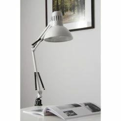 Brilliant Leuchten Brilliant Hobby Schreibtischklemmleuchte Weiß, 1-flammig -Bürolampen Verkäufe brilliant hobby schreibtischklemmleuchte 10802 05 do1 6