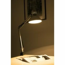 Brilliant Leuchten Brilliant Hobby Schreibtischklemmleuchte Edelstahl, Titan, 1-flammig -Bürolampen Verkäufe brilliant hobby schreibtischklemmleuchte 10802 11 do1 11