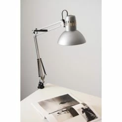 Brilliant Leuchten Brilliant Hobby Schreibtischklemmleuchte Edelstahl, Titan, 1-flammig -Bürolampen Verkäufe brilliant hobby schreibtischklemmleuchte 10802 11 do1 3