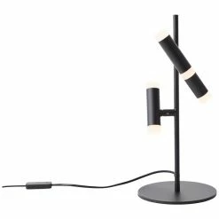 Brilliant Leuchten Brilliant Lagano Tischleuchte LED Schwarz, 1-flammig -Bürolampen Verkäufe brilliant lagano tischleuchte g93158 06 2