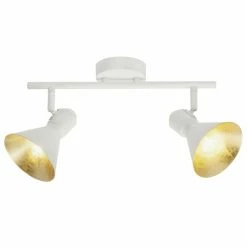 Brilliant Leuchten Aztekas Deckenspot Weiß, Gold, 2-flammig