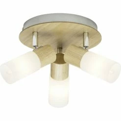 Brilliant Leuchten Babsan Spotrondell Weiß, Holz dunkel, 3-flammig 5 Brilliant Leuchten Babsan Spotrondell Weiß, Holz dunkel, 3-flammig -Bürolampen Verkäufe brilliant leuchten babsan spotrondell 51434 50 2