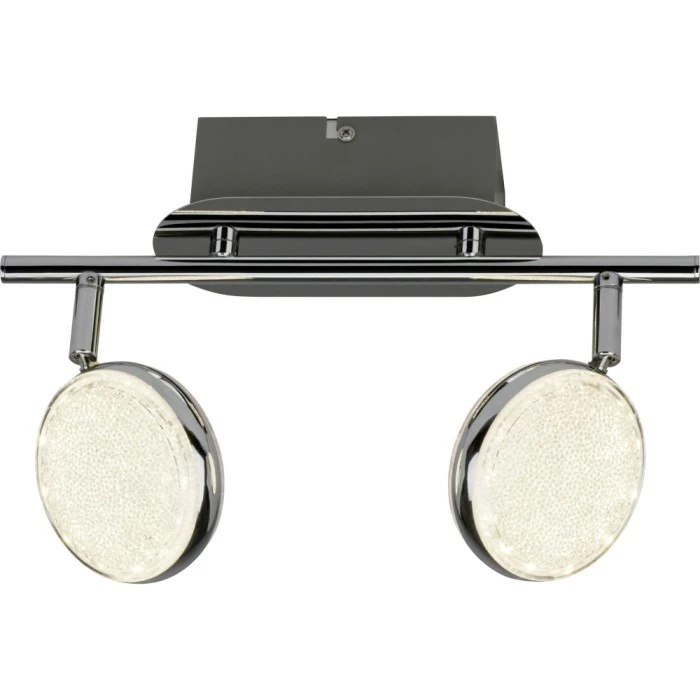 Brilliant Leuchten Cassy Deckenspot LED Chrom, 2-flammig, Fernbedienung, Farbwechsler 3 Brilliant Leuchten Cassy Deckenspot LED Chrom, 2-flammig, Fernbedienung, Farbwechsler – Bild 3