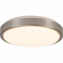 Brilliant Leuchten Livius Deckenleuchte LED Nickel-Matt, Aluminium, 1-flammig