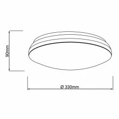 Brilliant Leuchten Midway Deckenleuchte LED Weiß, 1-flammig 14 Brilliant Leuchten Midway Deckenleuchte LED Weiß, 1-flammig -Bürolampen Verkäufe brilliant leuchten midway deckenleuchte g99573 75 5