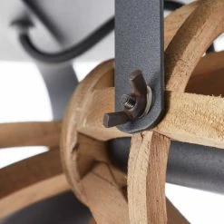 Brilliant Leuchten Brilliant Matrix Wood Deckenstrahler Schwarz, Braun, 3-flammig -Bürolampen Verkäufe brilliant matrix wood deckenstrahler 86634 76 2