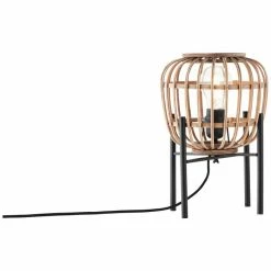 Brilliant Leuchten Brilliant Nikka Tischleuchte Schwarz, 1-flammig -Bürolampen Verkäufe brilliant nikka tischleuchte 93176 76 2