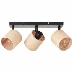 Brilliant Leuchten Brilliant Raffy Deckenleuchte Schwarz, 3-flammig -Bürolampen Verkäufe brilliant raffy deckenleuchte 99769 09 3