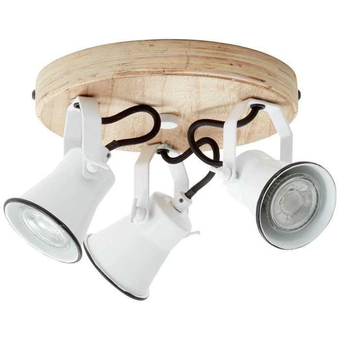 Brilliant Leuchten Brilliant Seed Deckenleuchte Weiß, Holz hell, 3-flammig 8 Brilliant Leuchten Brilliant Seed Deckenleuchte Weiß, Holz hell, 3-flammig – Bild 8