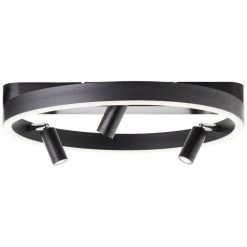 Brilliant Leuchten Brilliant Skaford Deckenleuchte LED Schwarz, 3-flammig, Fernbedienung -Bürolampen Verkäufe brilliant skaford deckenleuchte g99594 06 5