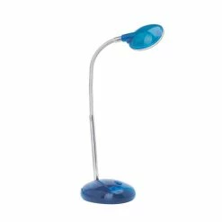 Brilliant Leuchten Brilliant Timmi Tischleuchte LED Blau, Transparent, Klar, 1-flammig -Bürolampen Verkäufe brilliant timmi tischleuchte g92927 03 2