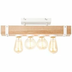 Brilliant Leuchten Brilliant White Wood Deckenleuchte Grau, Holz hell, 4-flammig -Bürolampen Verkäufe brilliant white wood deckenleuchte hk18245s75 5