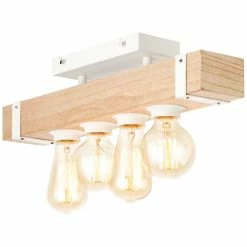 Brilliant Leuchten Brilliant White Wood Deckenleuchte Grau, Holz hell, 4-flammig -Bürolampen Verkäufe brilliant white wood deckenleuchte hk18245s75 6