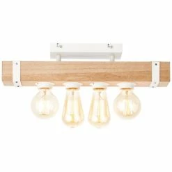 Brilliant Leuchten Brilliant White Wood Deckenleuchte Grau, Holz hell, 4-flammig -Bürolampen Verkäufe brilliant white wood deckenleuchte hk18245s75 8