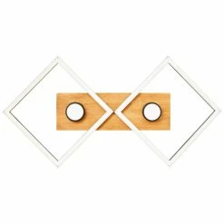 Brilliant Leuchten Brilliant Woodbridge Deckenleuchte LED Schwarz, Braun, 1-flammig -Bürolampen Verkäufe brilliant woodbridge deckenleuchte g99756 76 11