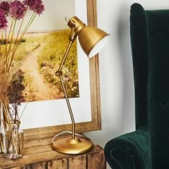 Hofstein Bundaberg Tischleuchte Altmessing, 1-flammig -Bürolampen Verkäufe bundaberg tischleuchte h3370018 15