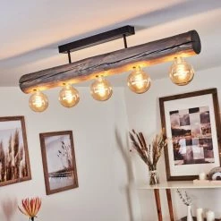 Hofstein Canedo Deckenleuchte Schwarz, Grau, 5-flammig -Bürolampen Verkäufe canedo deckenleuchte h3441534 6