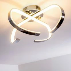 Hofstein Cano Deckenleuchte LED Chrom, 1-flammig 25 Hofstein Cano Deckenleuchte LED Chrom, 1-flammig -Bürolampen Verkäufe cano deckenleuchte h167459 10