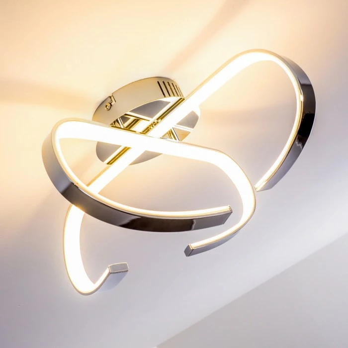 Hofstein Cano Deckenleuchte LED Chrom, 1-flammig 13 Hofstein Cano Deckenleuchte LED Chrom, 1-flammig – Bild 13