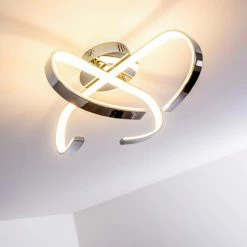 Hofstein Cano Deckenleuchte LED Chrom, 1-flammig 19 Hofstein Cano Deckenleuchte LED Chrom, 1-flammig -Bürolampen Verkäufe cano deckenleuchte h167459 4