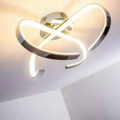 Hofstein Cano Deckenleuchte LED Chrom, 1-flammig 24 Hofstein Cano Deckenleuchte LED Chrom, 1-flammig -Bürolampen Verkäufe cano deckenleuchte h167459 9